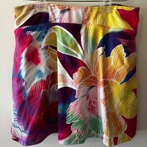 Talbots Vibrant Floral Skort